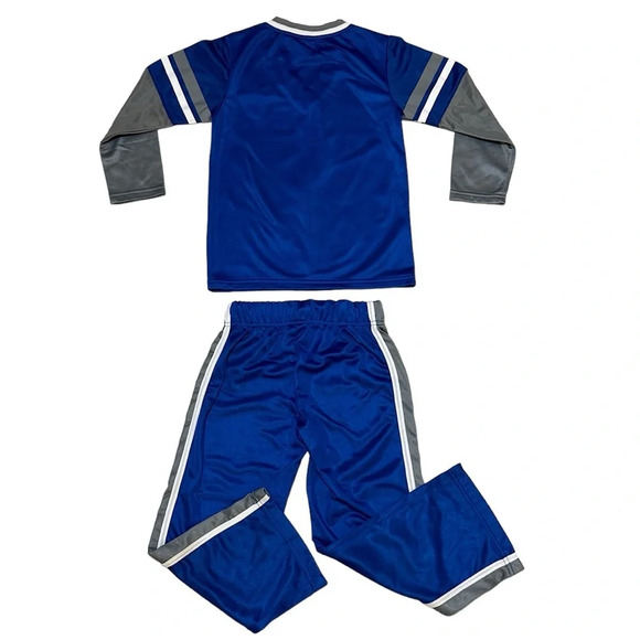 Turtle  Bay BOYS Legends Full Sporty Jogger Set - Blue SIZE 5/6 MEDIUM - Picture 2 of 3
